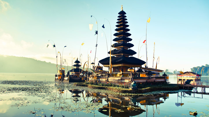 Bali Indonésie Temple Pura ulun