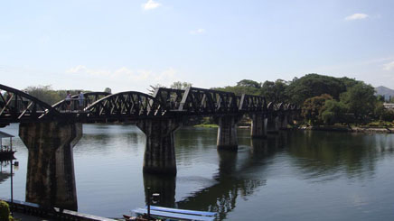 Le fameux pont de la rivière Kwai