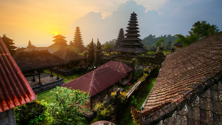 Temple Pura Besakih Bali liste
